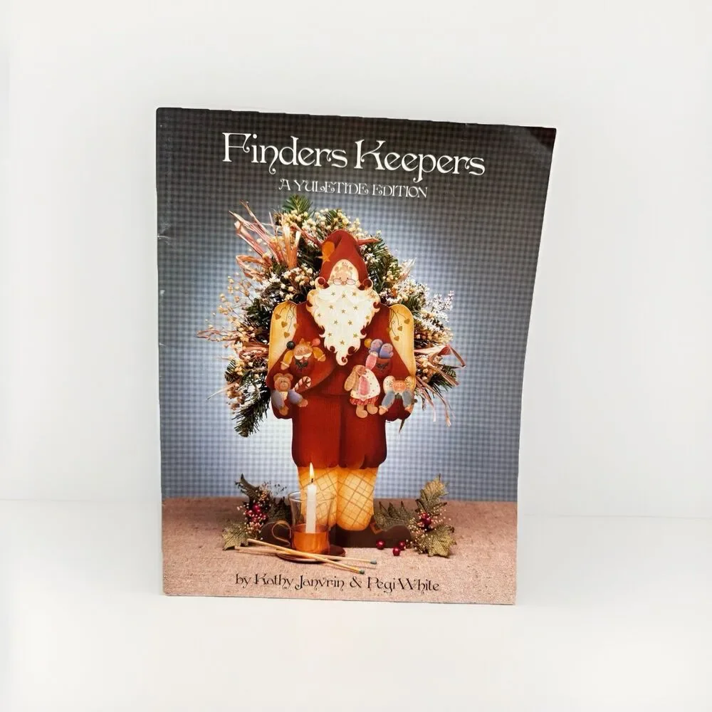 Finders Keepers Yuletide Edition Painting Book Janvrin White Christmas Santa